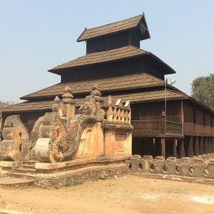 Nat Taung Kyaung wooden Monastery