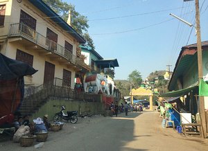 Mt Popa village