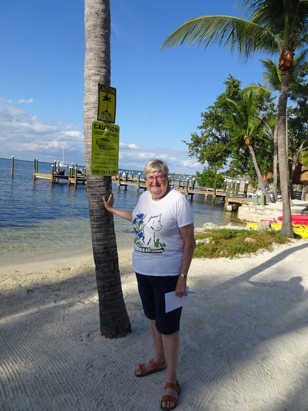 On the bach at Key Largo
