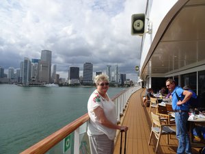 On board in Miami ready to sail