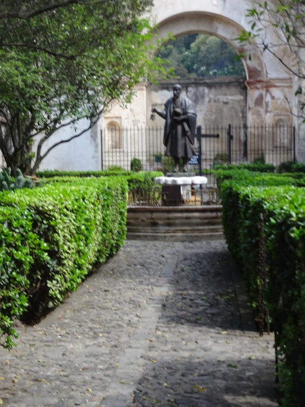 Courtyard in the cathedral
