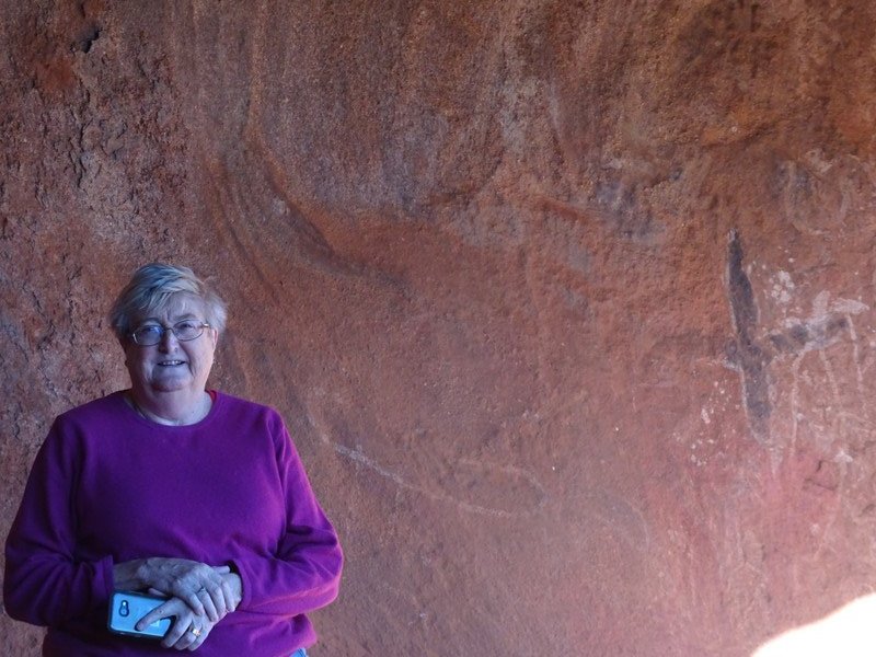 Me with the cave paintings