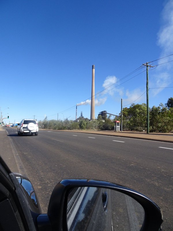 Mt Isa mine from the car