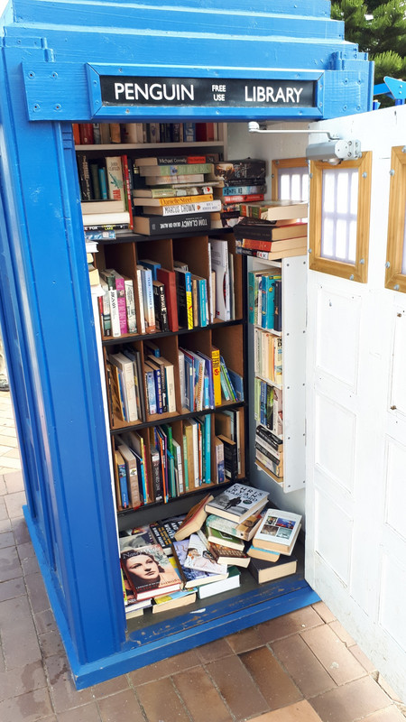 Library inside the police box