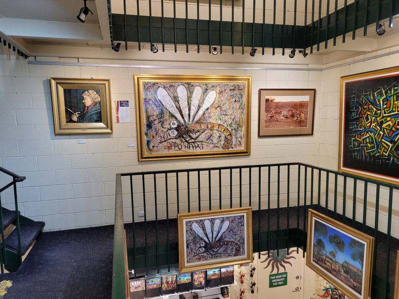Inside Pro Hart's Gallery