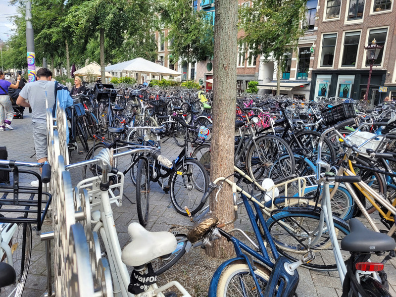 1000s of bikes everywhere 