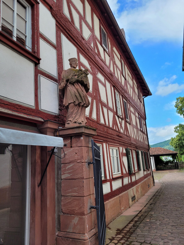 One of the buildings in Miltenberg 
