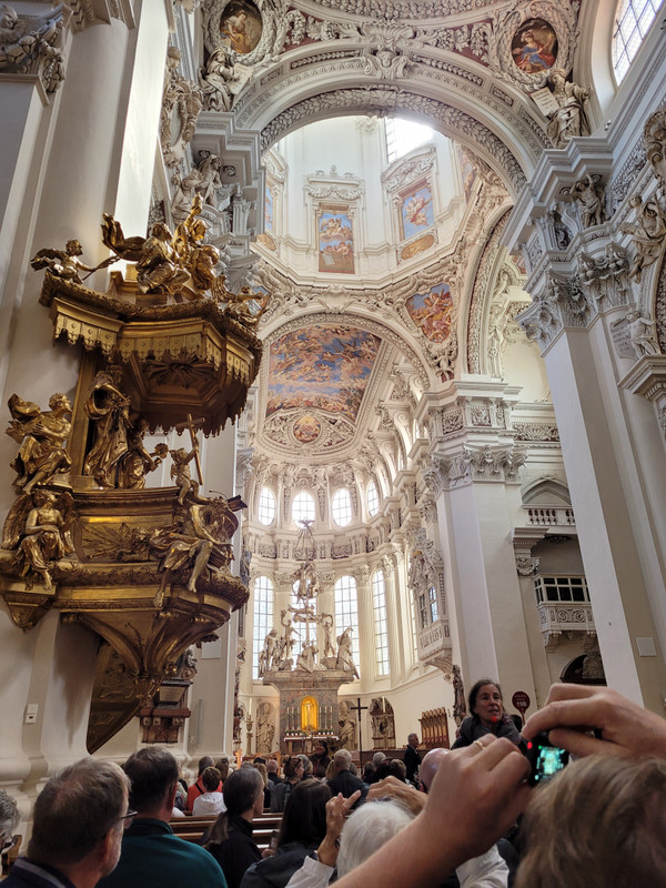 Inside the Cathedral in Passau