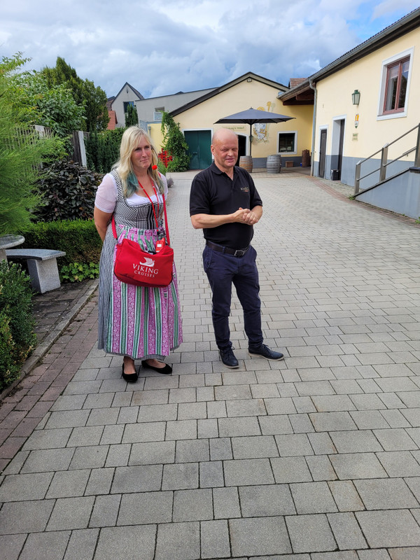 Trinka and Erhard welcome us to Morwald