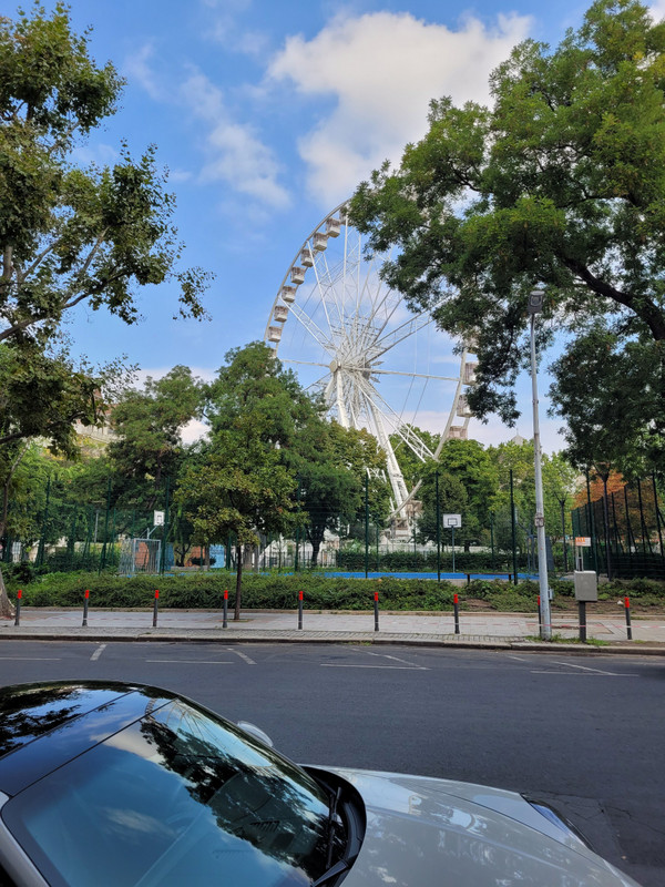 Huge Ferris Wheel in the square