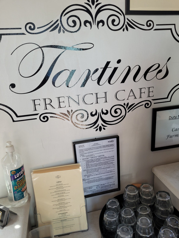 Front of the cafe