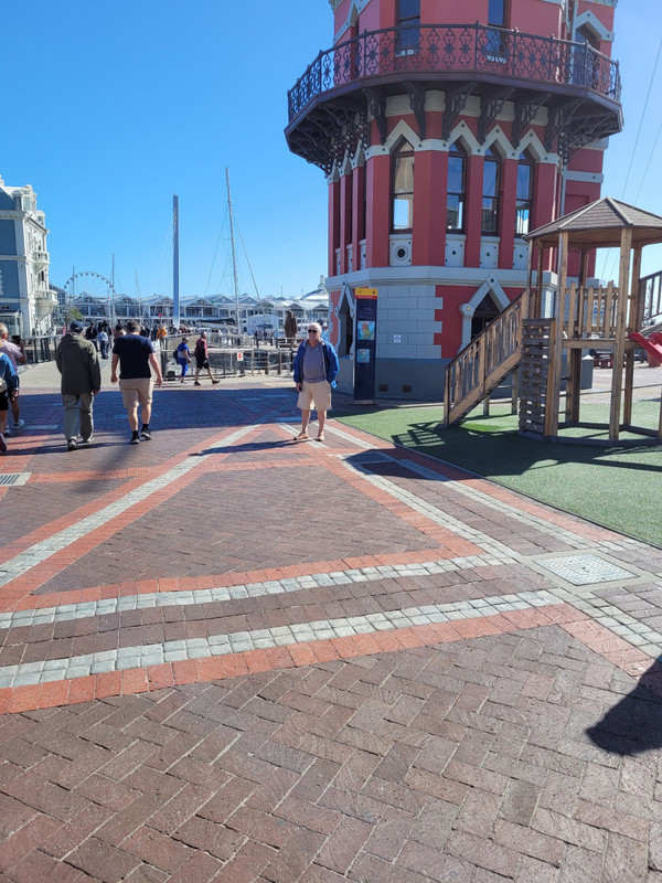 Fletcher near the Clock Tower at V&A Waterfront 