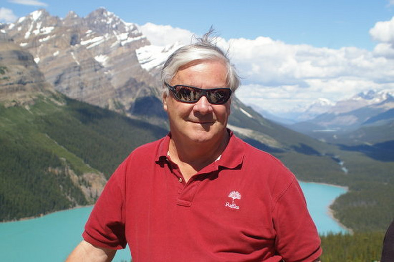 Fletcher at Lake Peyto