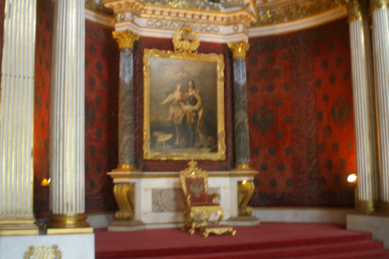 The throne room in the Winter palace