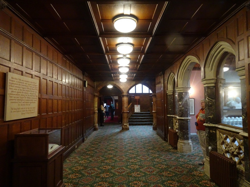 Inside the main hall of the Mansion