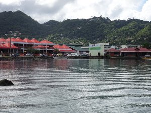 The harbour at Castries