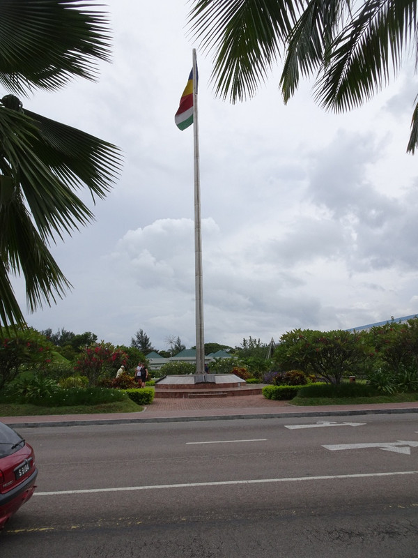 Flag and memorial