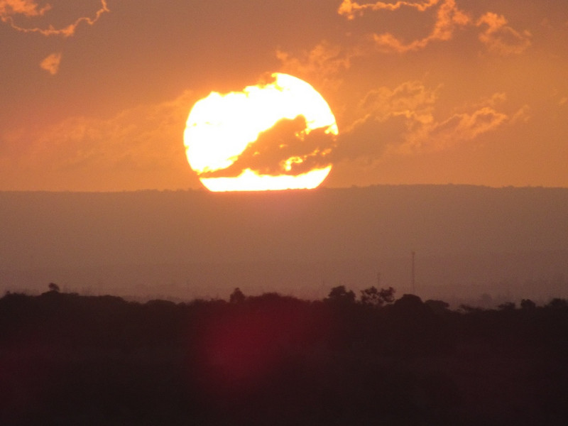 Sunset over Maputo
