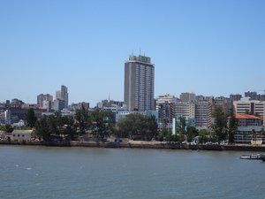 Maputo from the ship