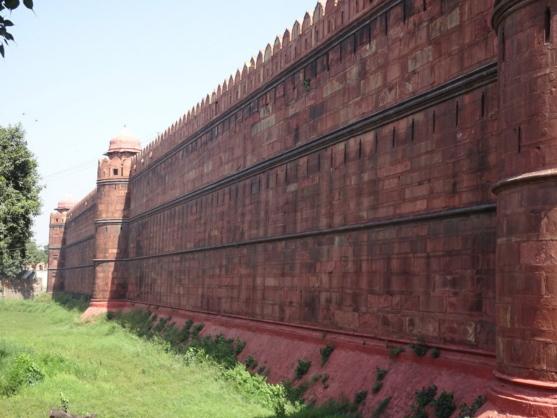 The Red Fort&#39;s walls