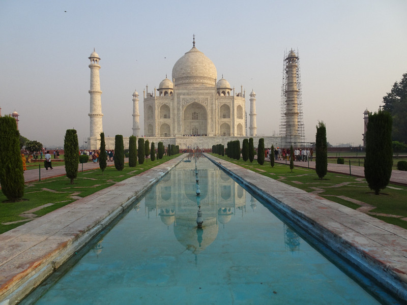 Taj Mahal reflected