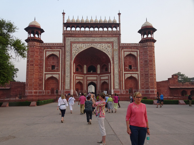 Entrance gate to the Taj