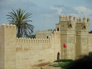 Wall outside the Mausoleum
