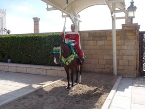 Guard on horseback