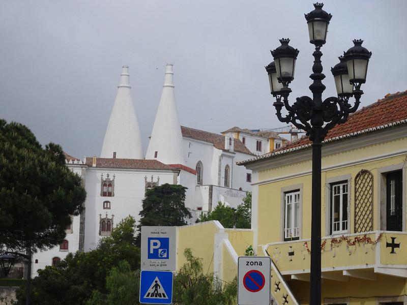 View of the kitchen towers of Sintra