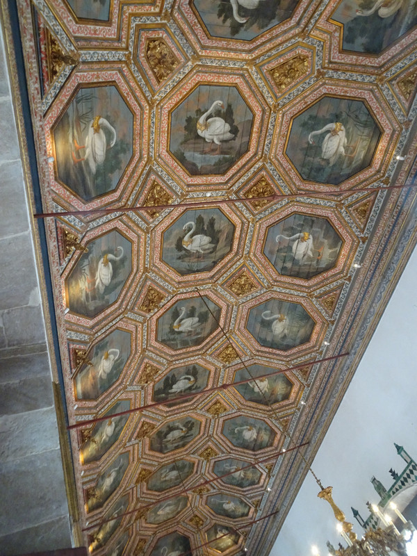 Cieling in the Swan room