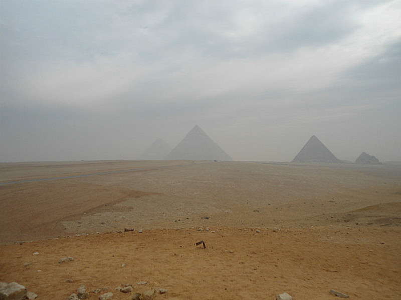 Foggy Panorama at Giza