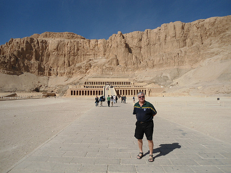 Fletcher at Queen Hatshepsut&#39;s Temple