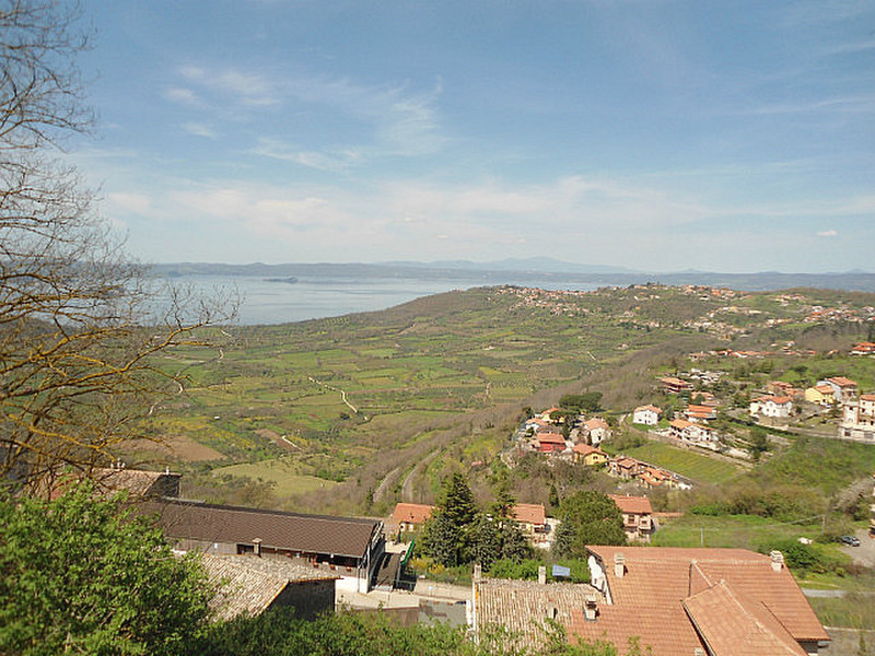 Lago  Bosenza from Montefiascone