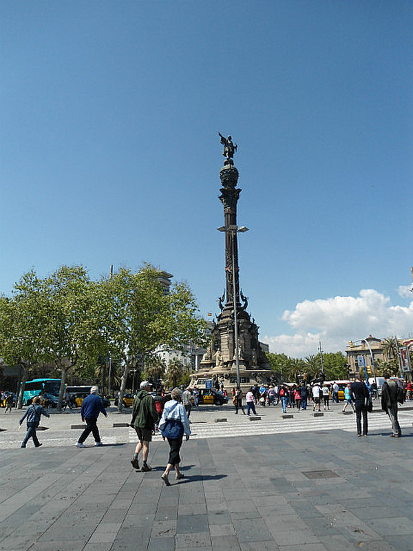 The column of Christopher Columbus