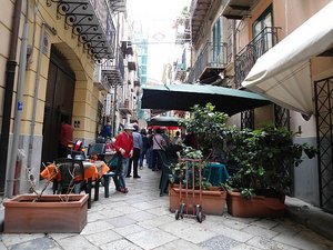 The cafe area of Palermo