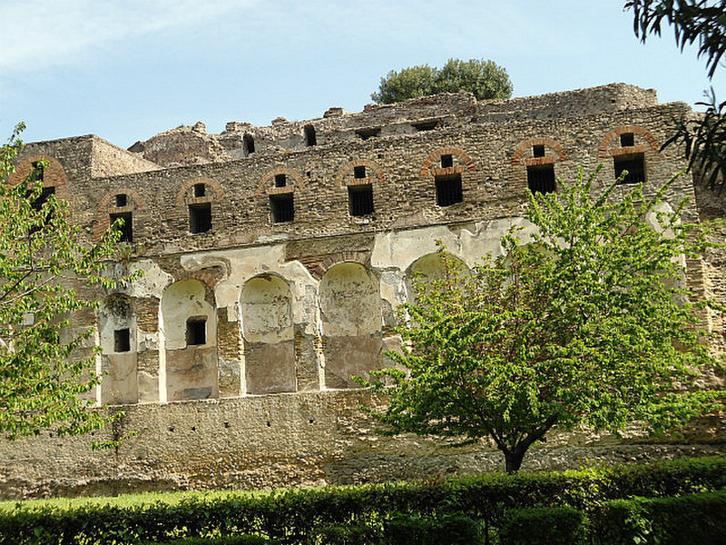 The outer walls of Pompeii