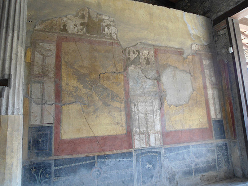 Frescoes in Menander&#39;s House