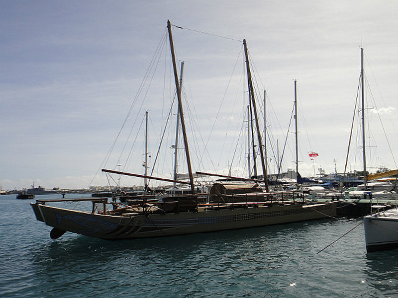 A local catamaran