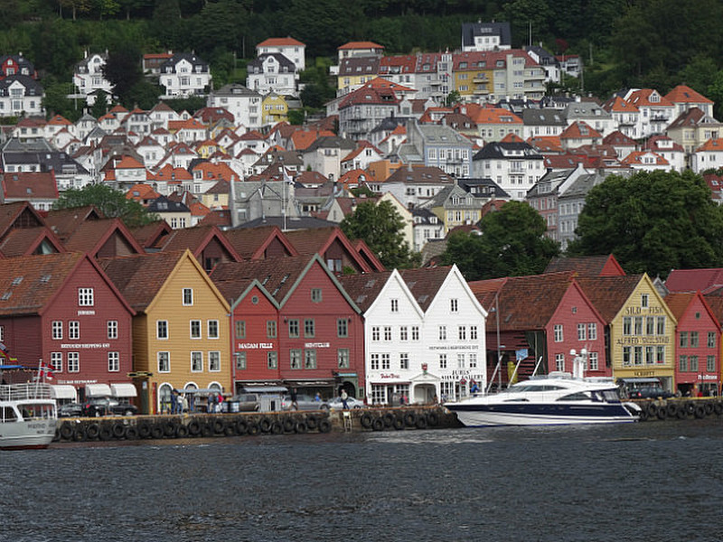 Bryggen from the other side of the harbour