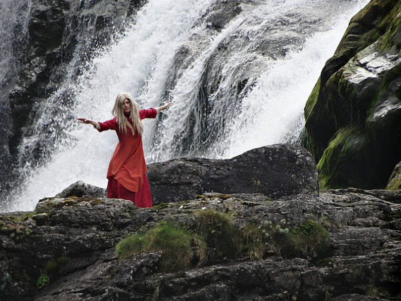 Dancer at the Falls