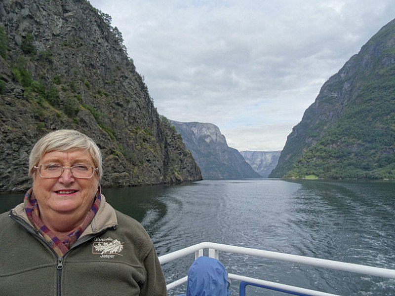 Going through Aurlandfjord
