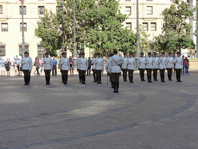 Line up for the Changing of the Guard