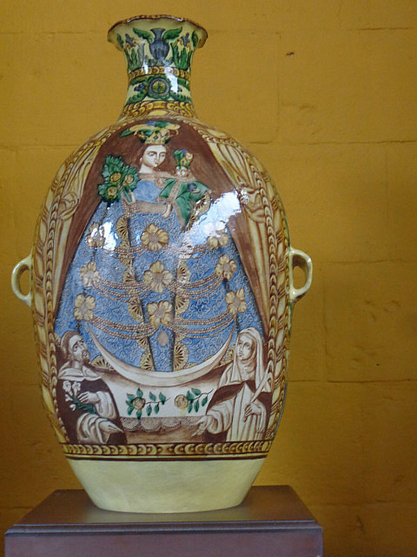 A Beautiful vase depicting St Dominic