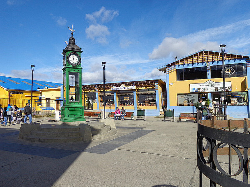Small square at the port