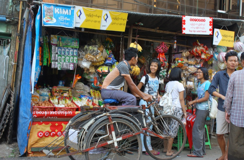 Street Scene Yangon, Myanmar