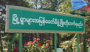 Sign in Burmese