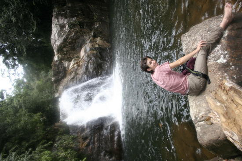 08 Waterfall at Sinharaja