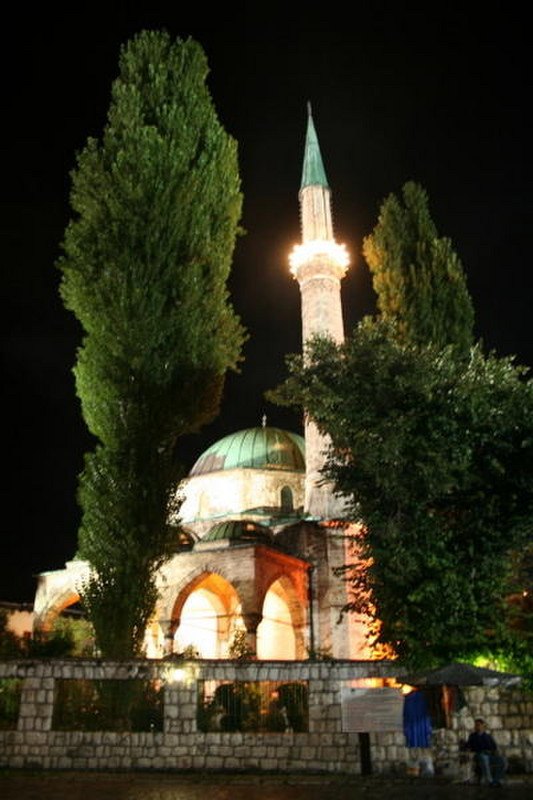05 Mosque at Night, Mostar, BiH