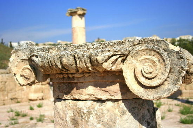 08 Ruins at the old Roman city of Jersash, Jordan