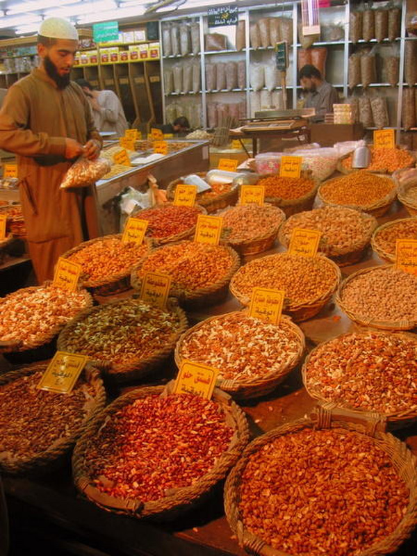 54 Nuts for sale in downtown Amman, Jordan